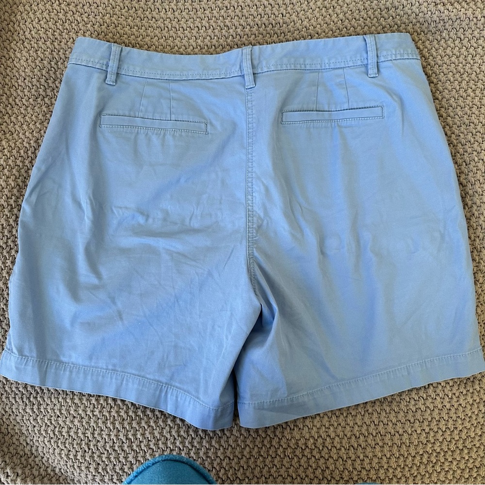 Talbots Women’s Blue Chino Shorts Size: 12 - Picture 2 of 6